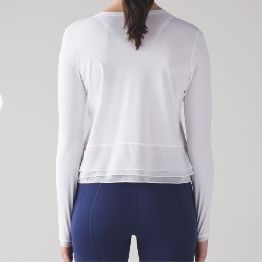 Lululemon Sole Training Long Sleeve White 8 - Picture 2 of 7